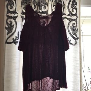 Cold shoulder top